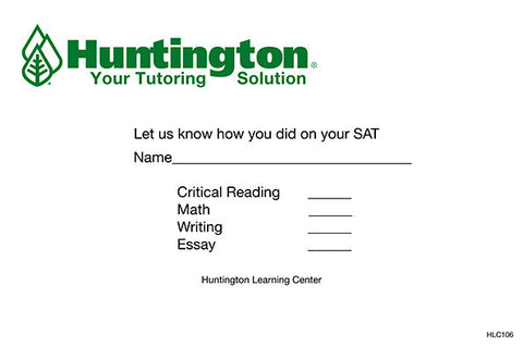 SAT/ACT Score Cards  [ HLC106 ]
